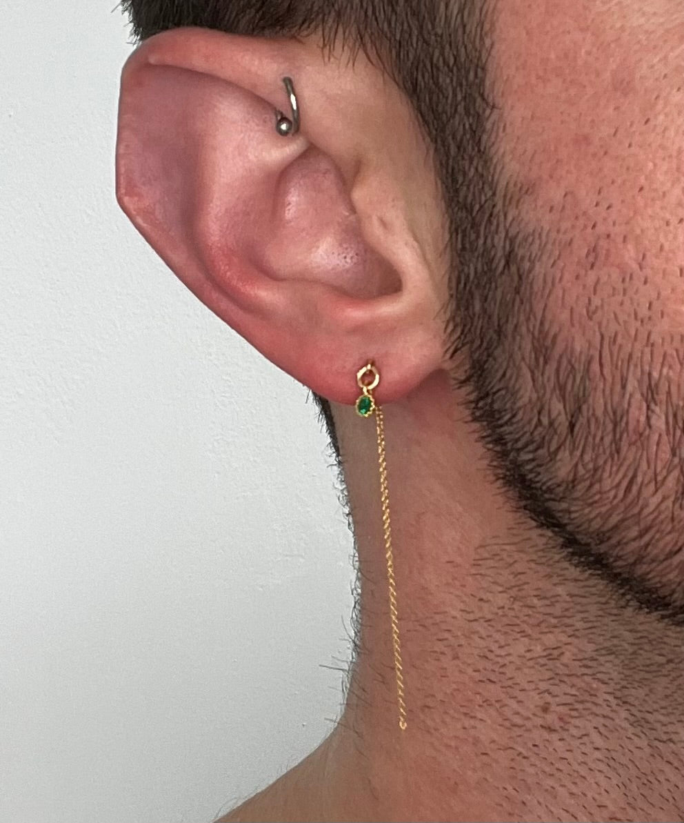 Gem Drip Earring (Gold)