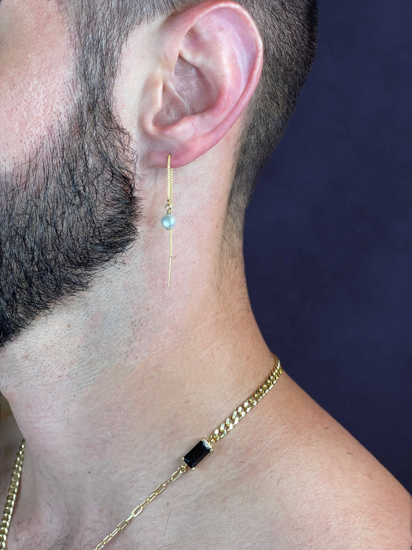 Pearl Drip Earring (Threader)