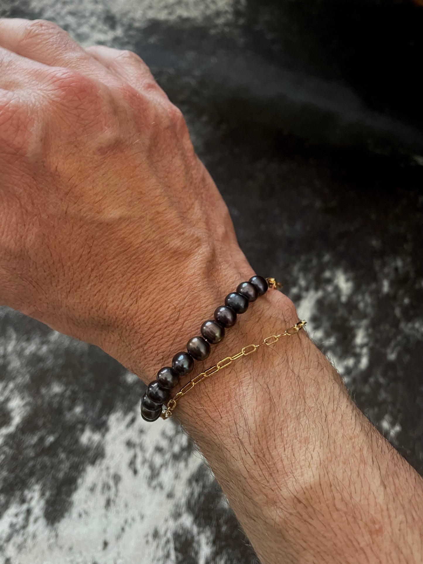 Pearl Double Wrap (Bracelet)